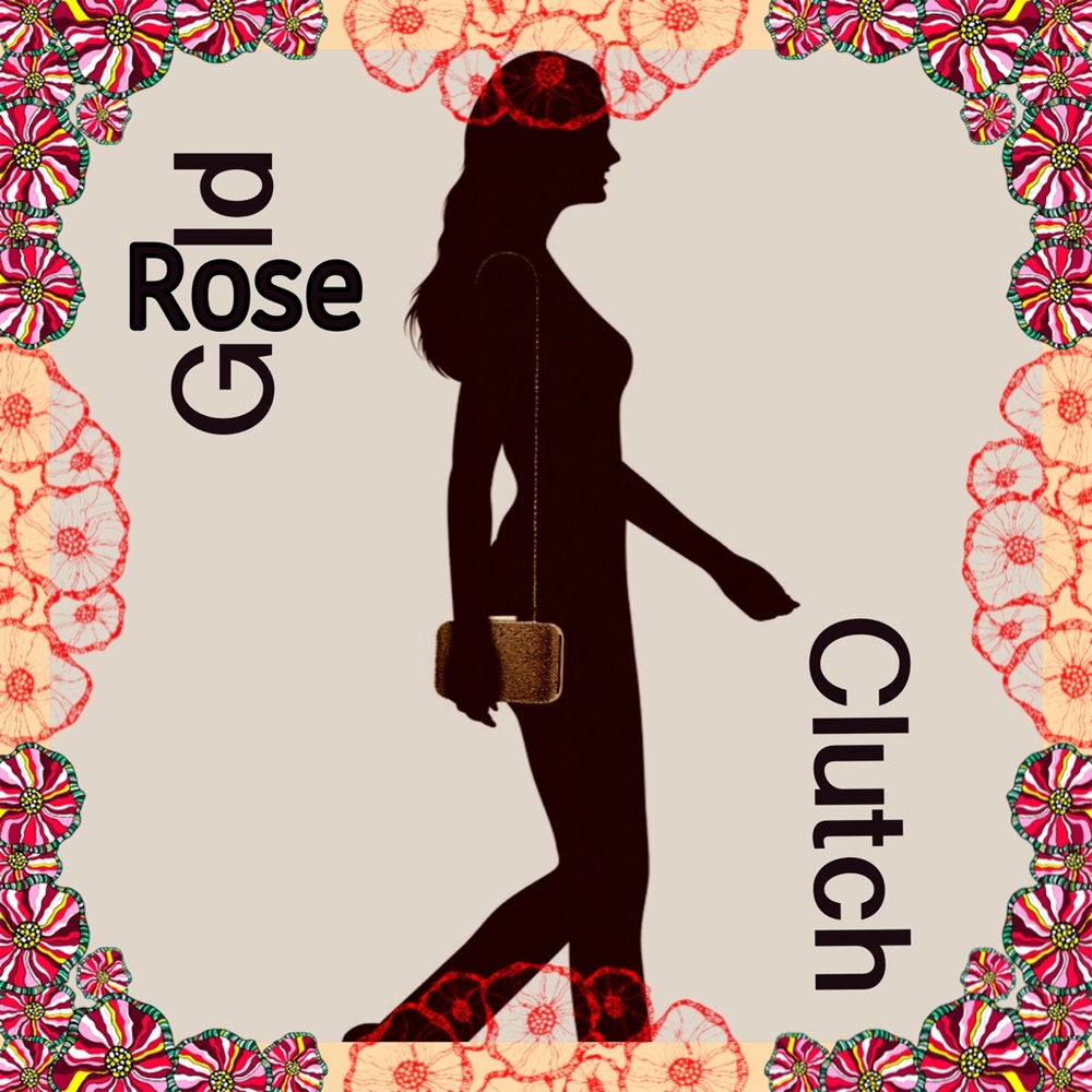 Hybrid Cross-Body/Clutch Rose-Gold INC for Macy’s - Picture 8 of 8